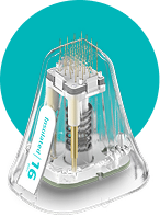 Potenza Insulated Tip - multi-depth RF microneedling with skin protection